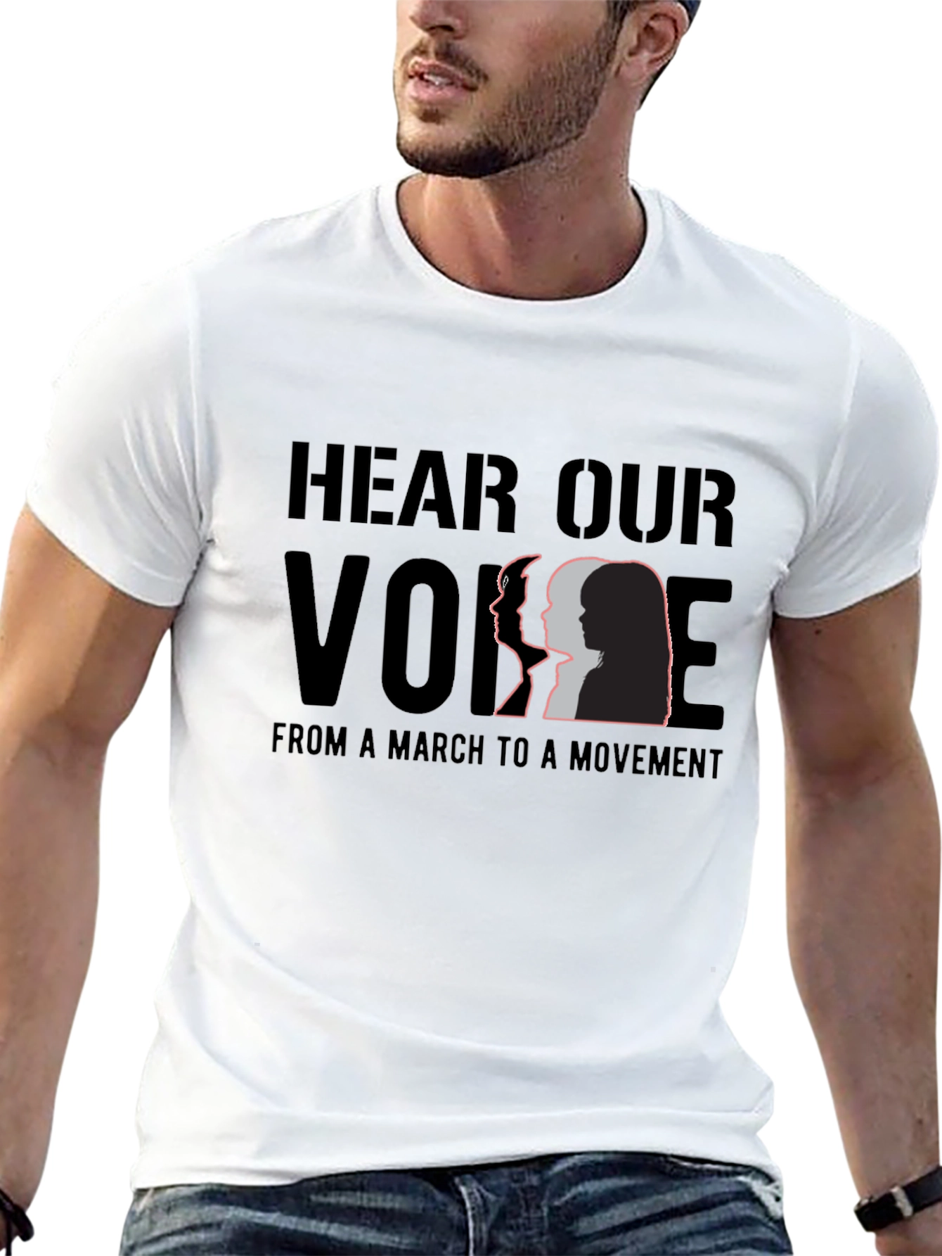 Hear Our Voice T-Shirt - March to Movement Tee