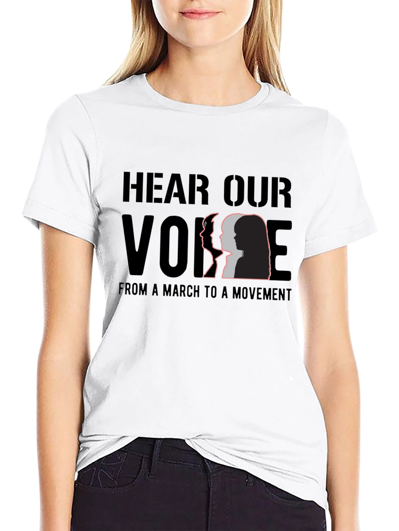 Hear Our Voice T-Shirt - March to Movement Tee