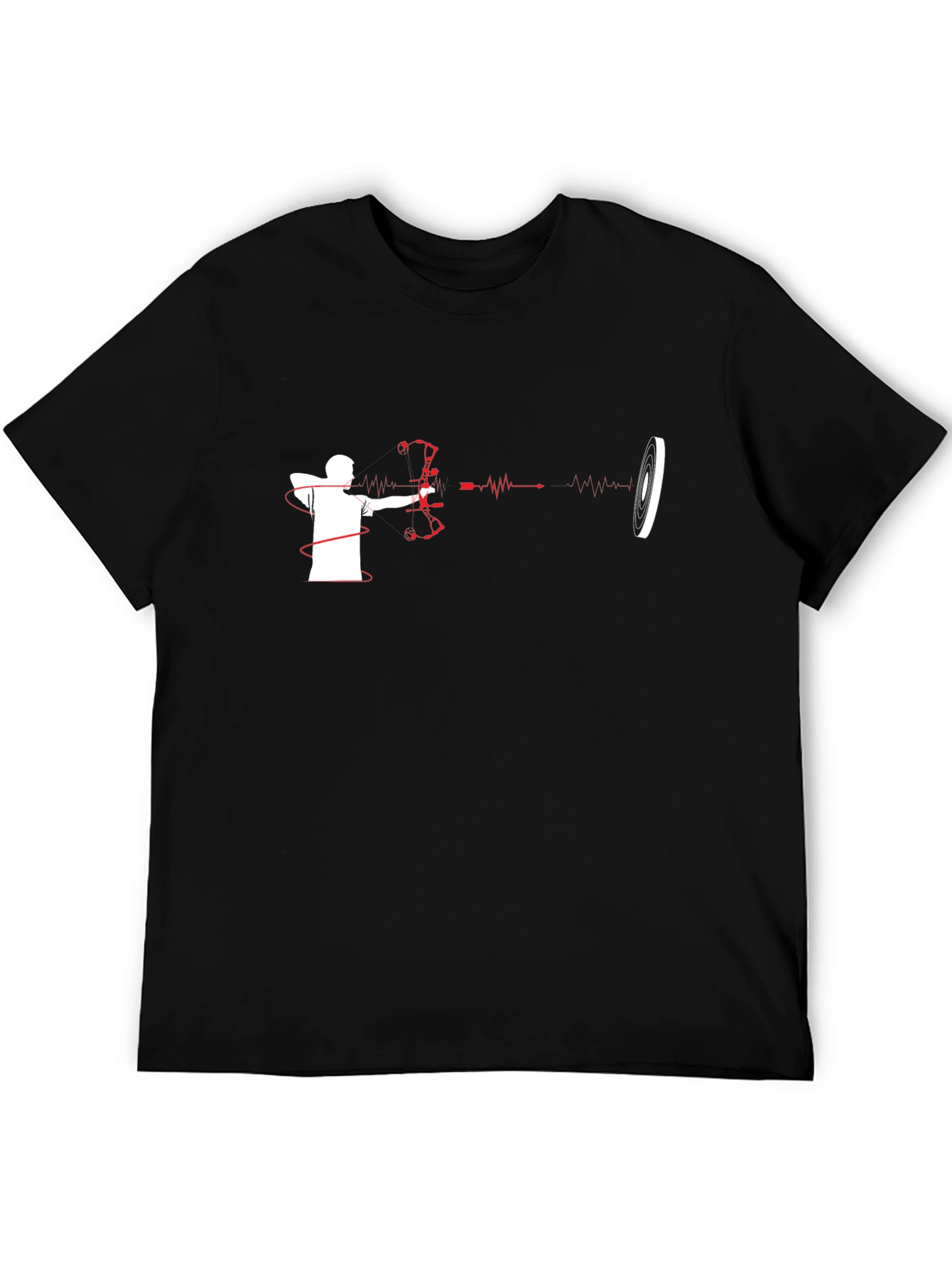 Archery Heartbeat T-Shirt - Target Practice Tee