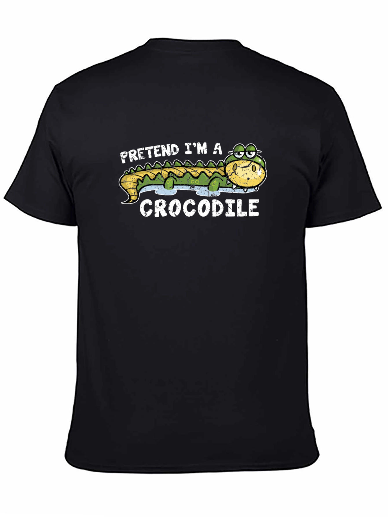 Pretend Im a Crocodile Funny Graphic T-Shirt