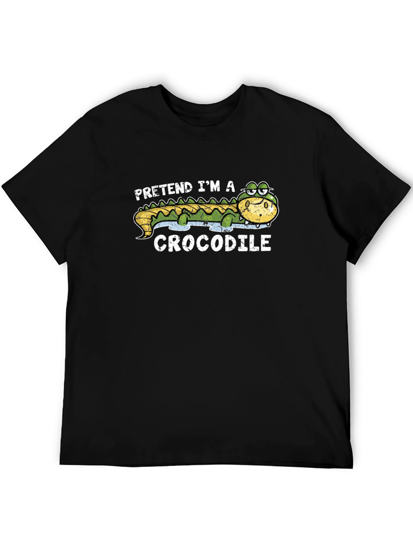Pretend Im a Crocodile Funny Graphic T-Shirt