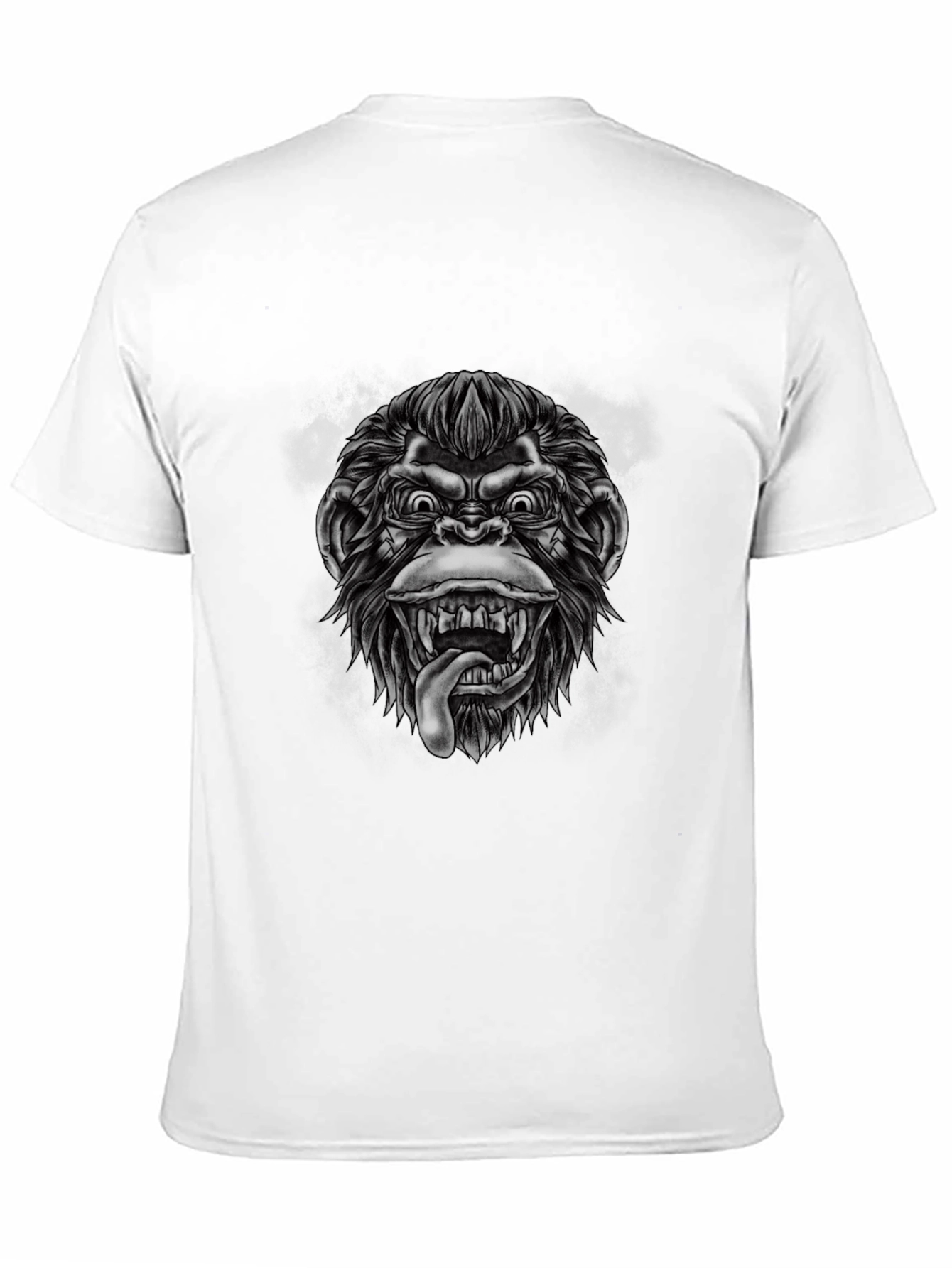 Graphic Monkey T-Shirt - Black