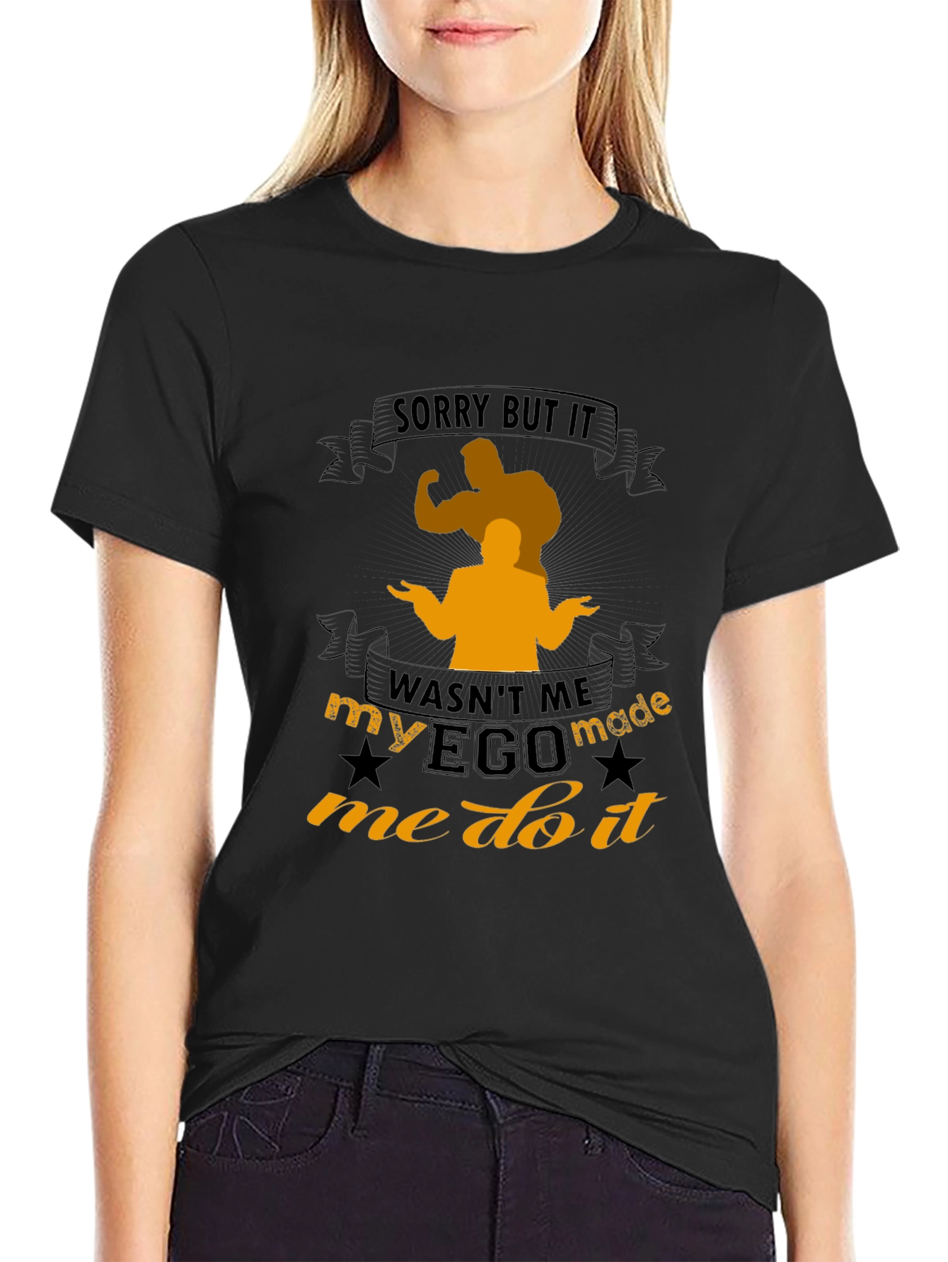 Funny Ego Made Me Do It T-Shirt