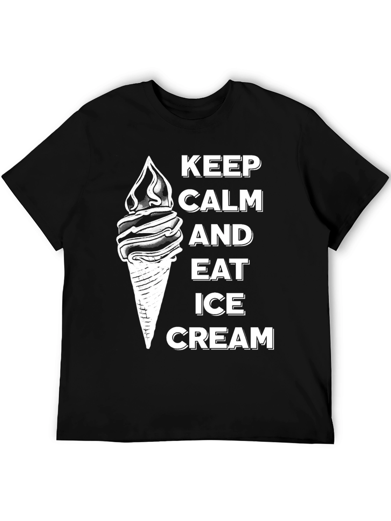 Keep Calm and Eat Ice Cream T-Shirt