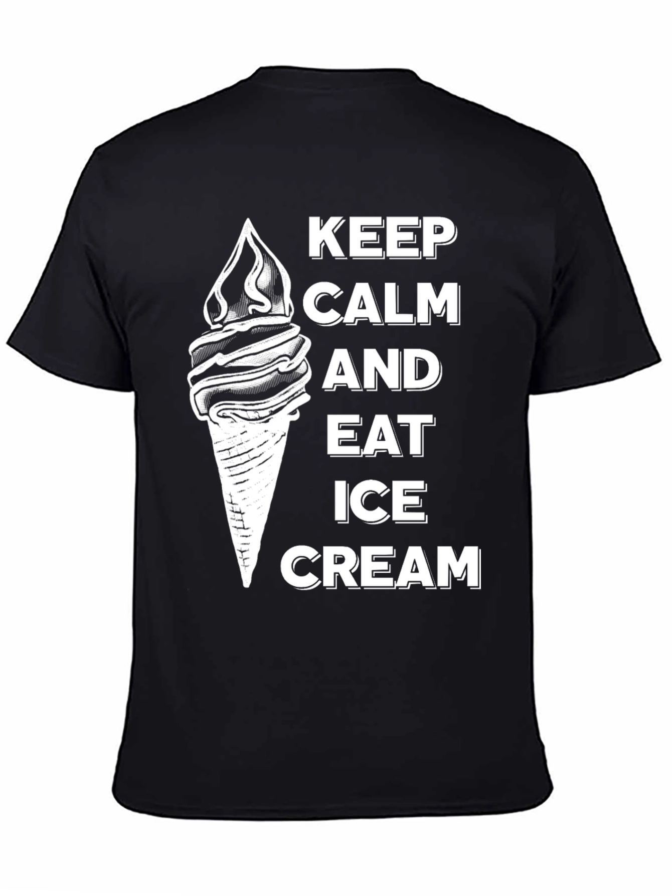 Keep Calm and Eat Ice Cream T-Shirt