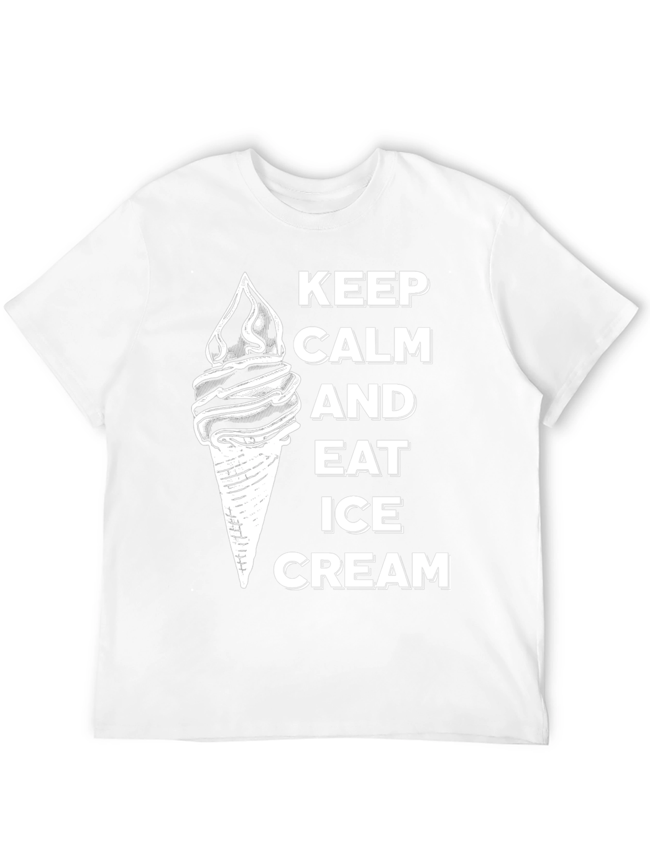 Keep Calm and Eat Ice Cream T-Shirt