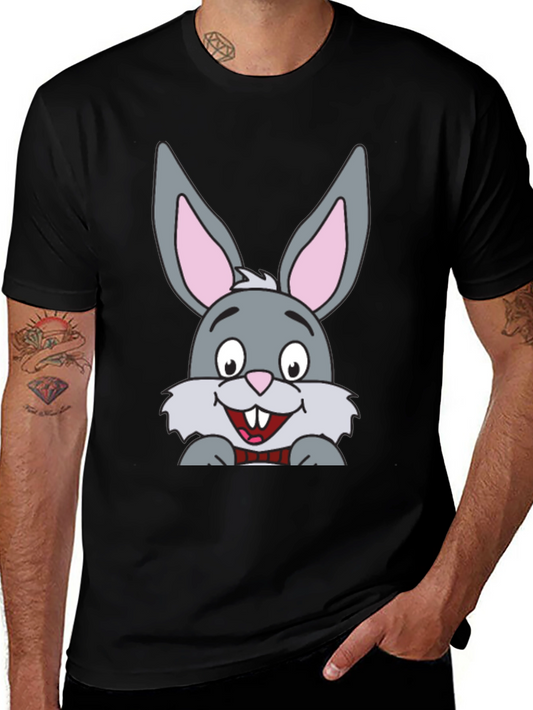 Cartoon Bunny Rabbit Graphic T-Shirt