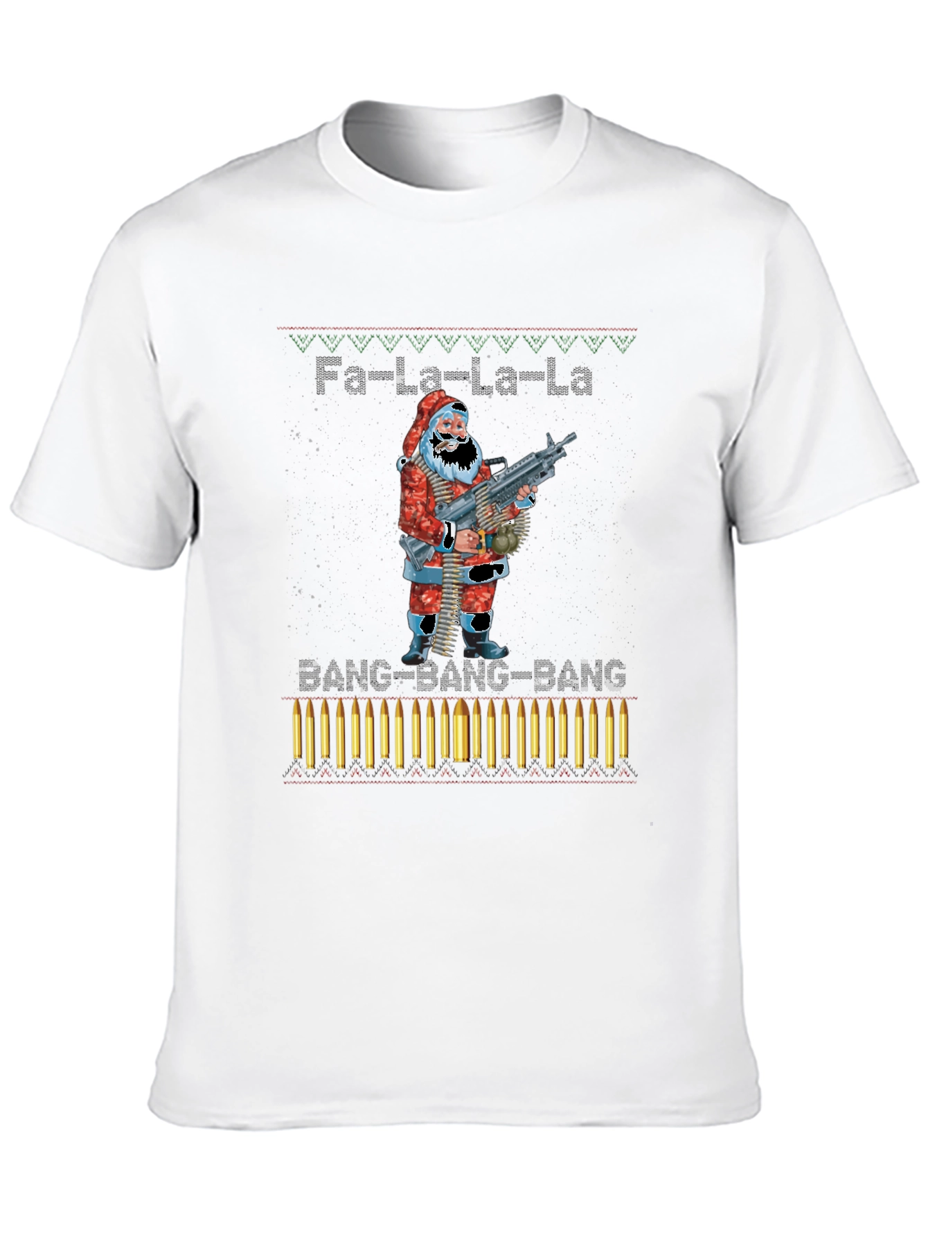 Fa-La-La-La BANG Santa T-Shirt