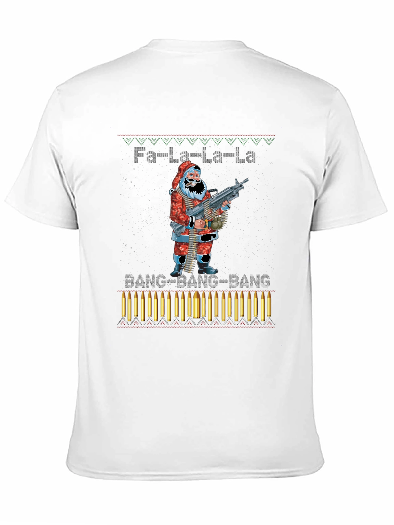 Fa-La-La-La BANG Santa T-Shirt