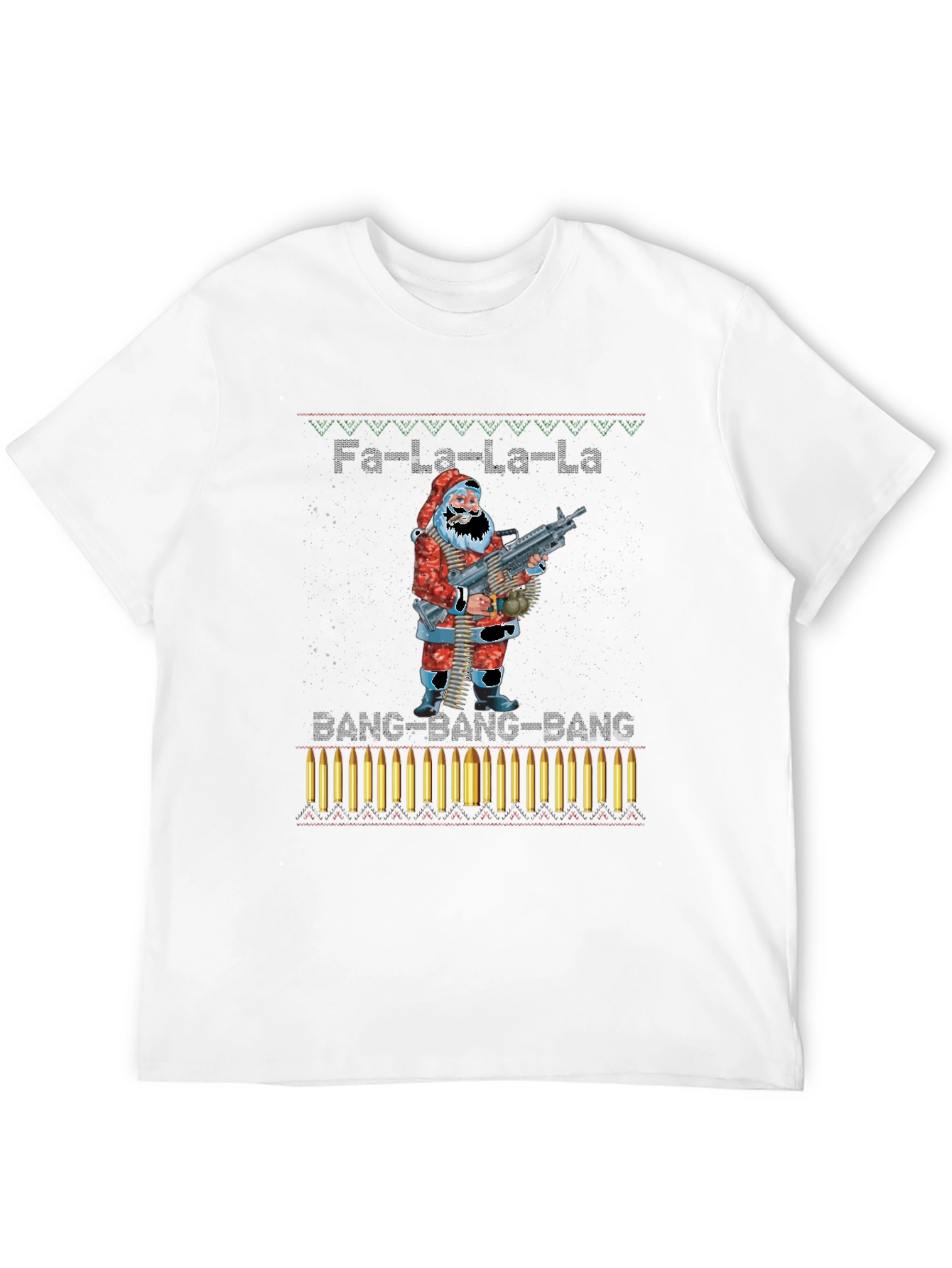 Fa-La-La-La BANG Santa T-Shirt