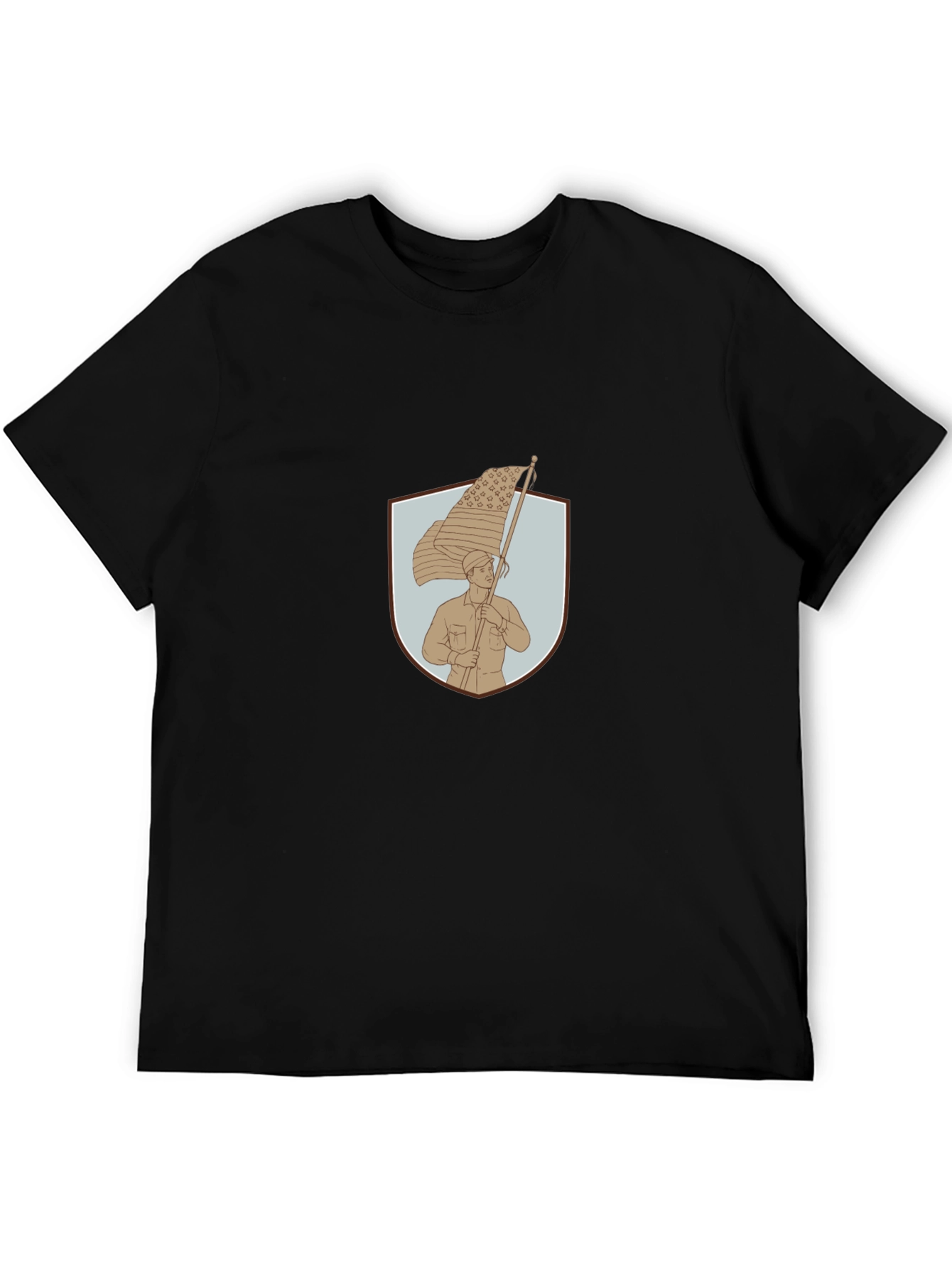 American Flag Shield Graphic Tee