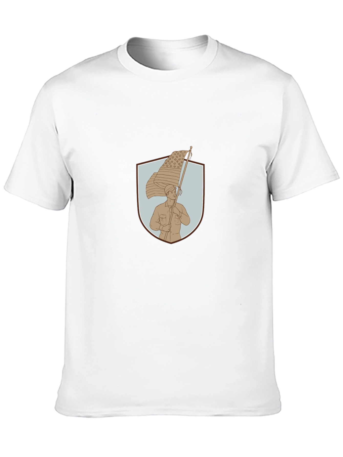 American Flag Shield Graphic Tee