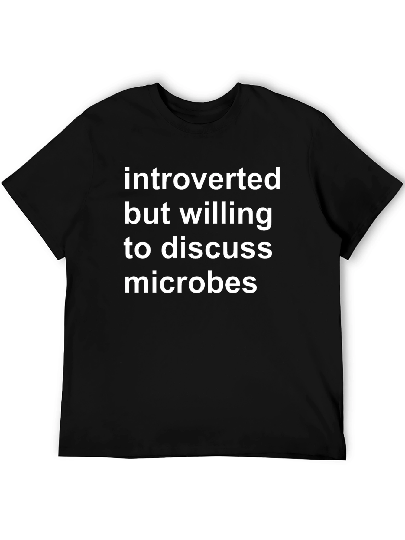 Introverted Microbes T-Shirt - Funny Science Tee