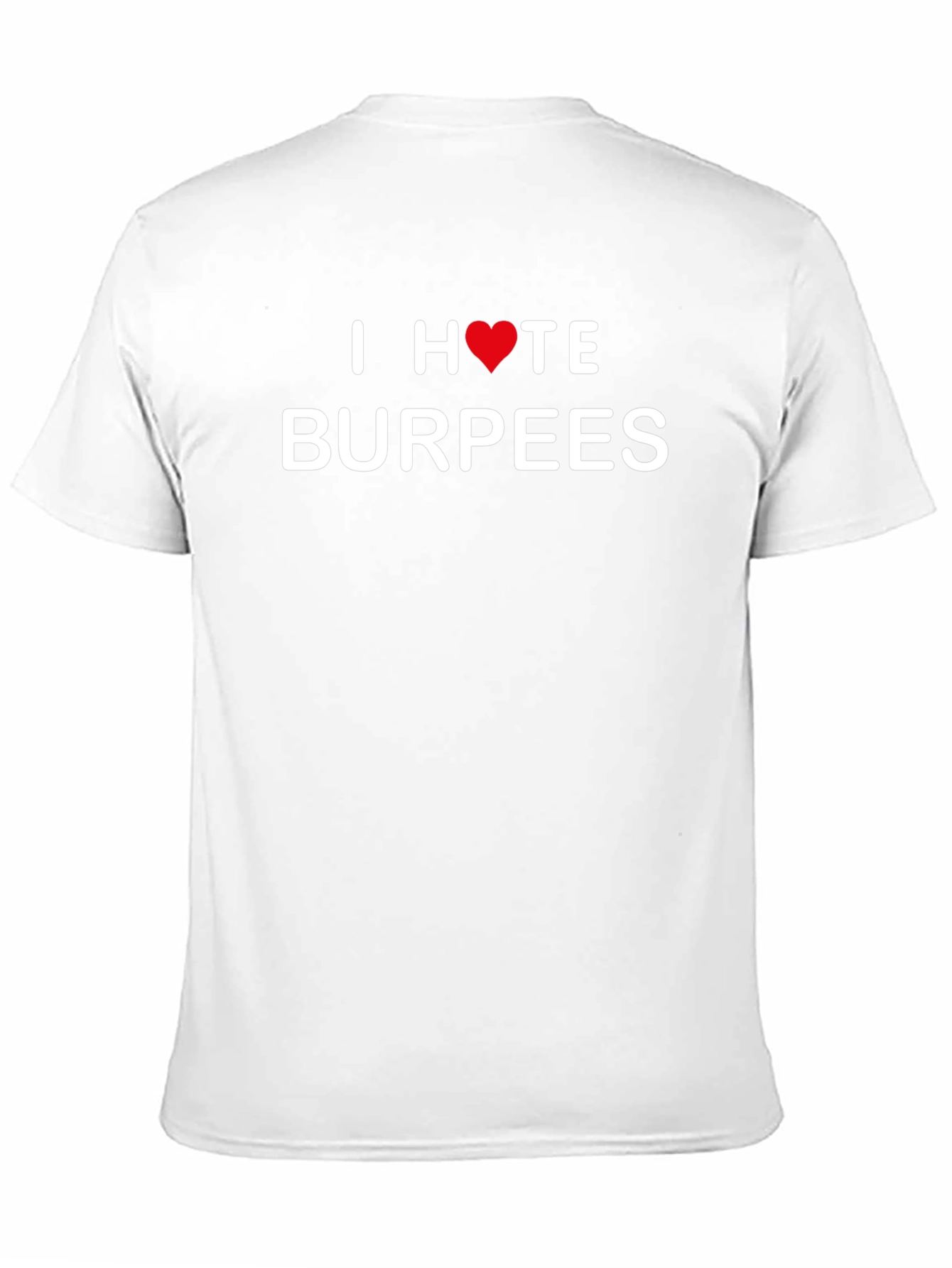 I Heart Hate Burpees Black Graphic Tee