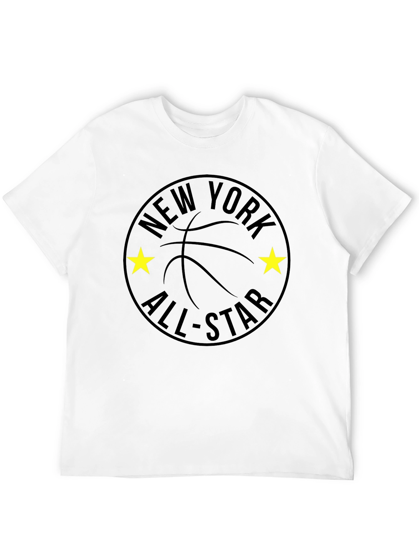 New York All-Star Black Basketball T-Shirt