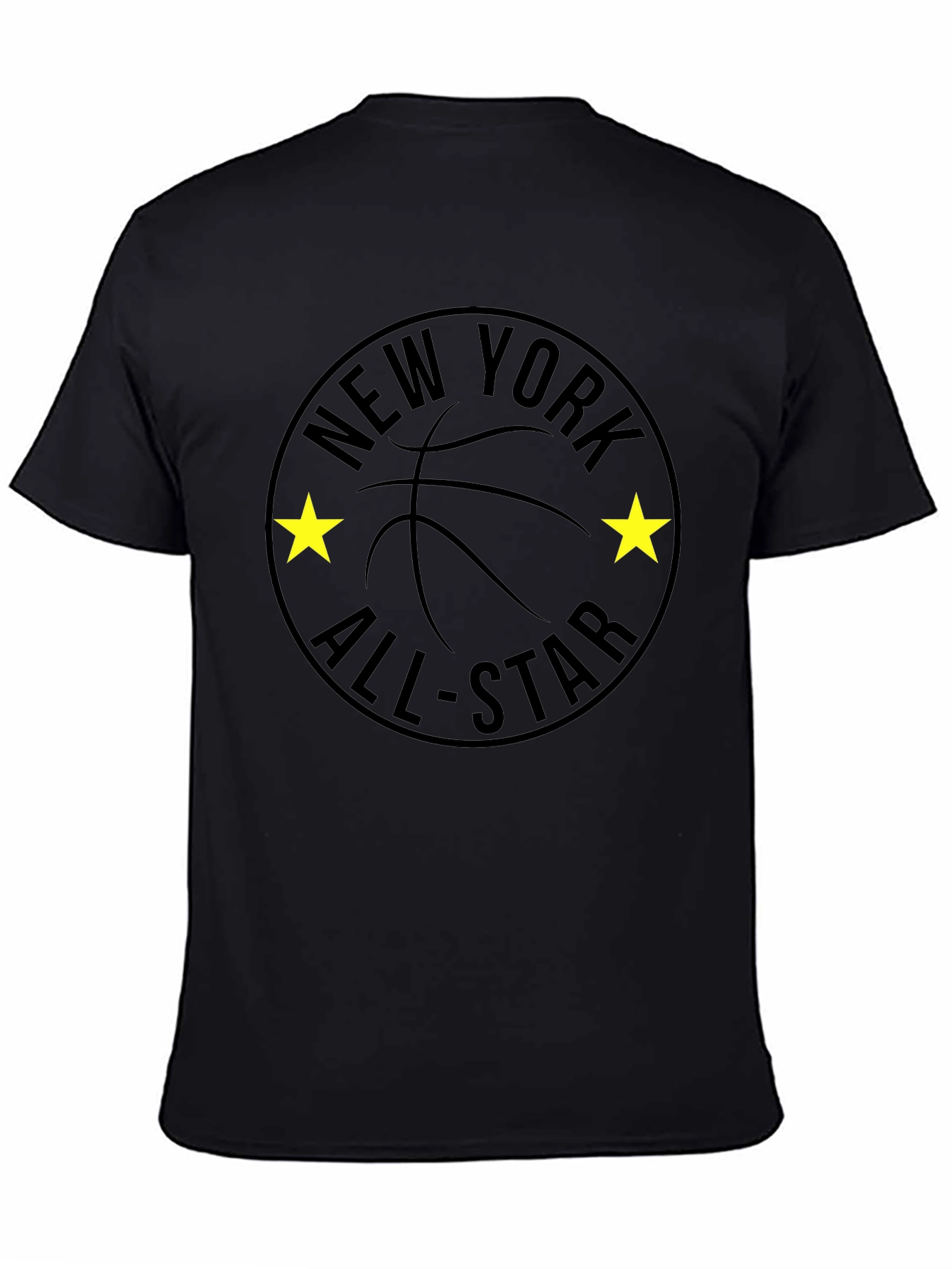 New York All-Star Black Basketball T-Shirt