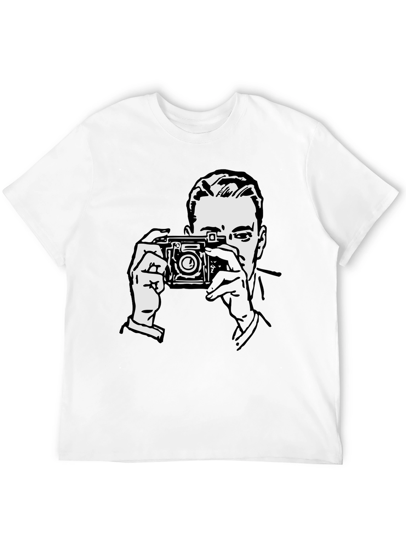 Retro Photographer Graphic T-Shirt - Classic Style