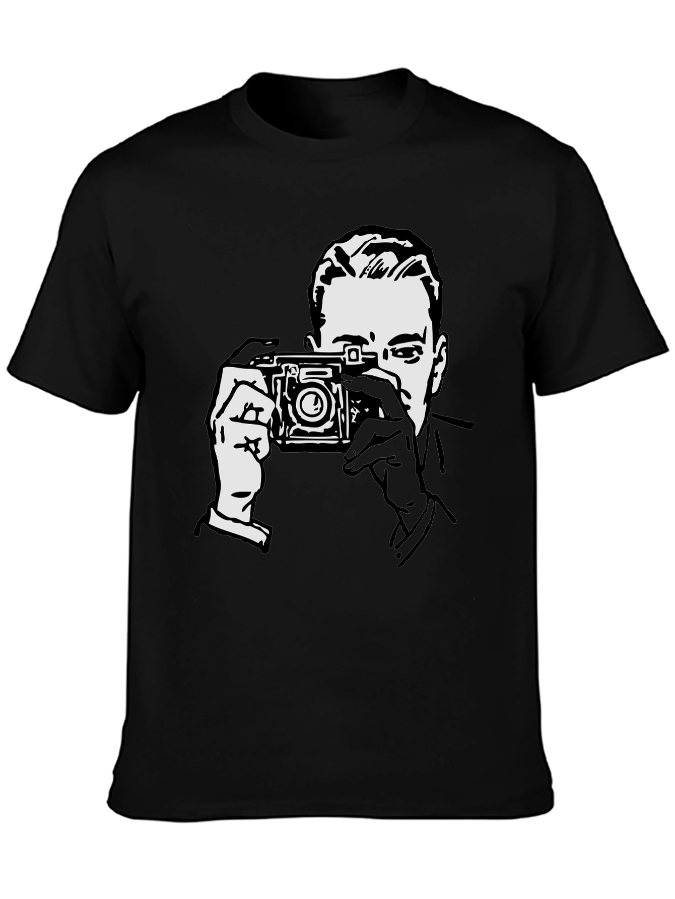 Retro Photographer Graphic T-Shirt - Classic Style
