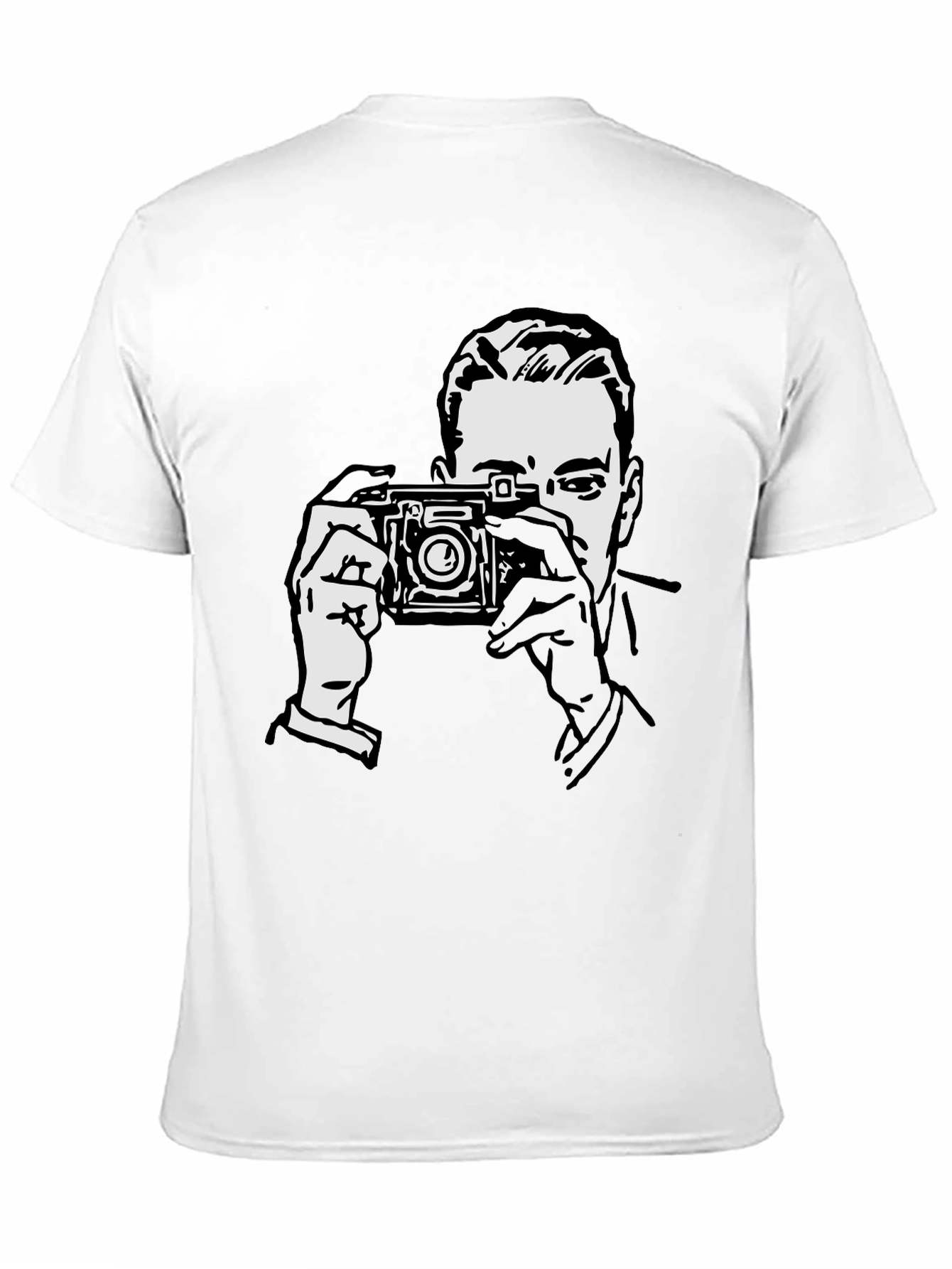 Retro Photographer Graphic T-Shirt - Classic Style