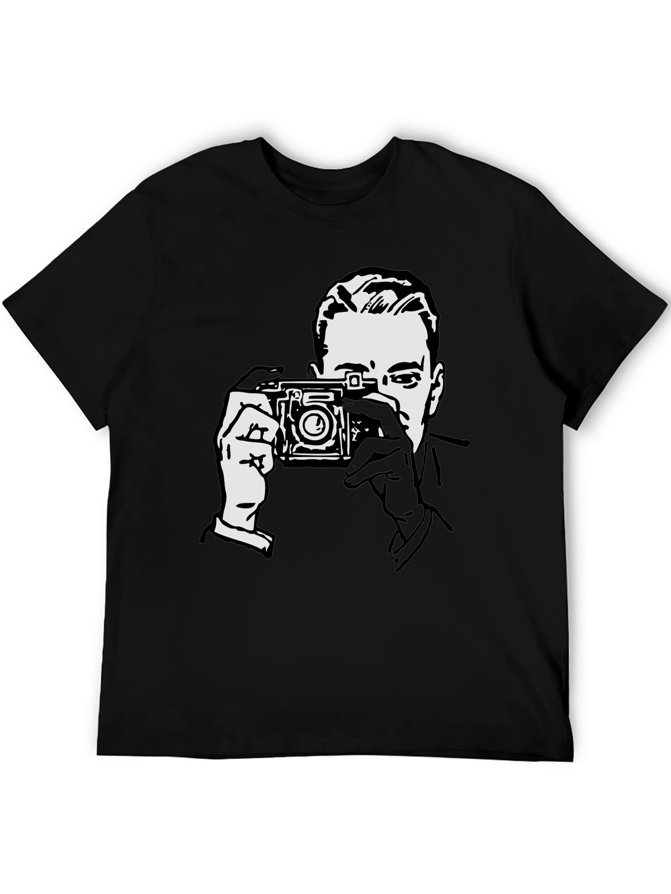 Retro Photographer Graphic T-Shirt - Classic Style