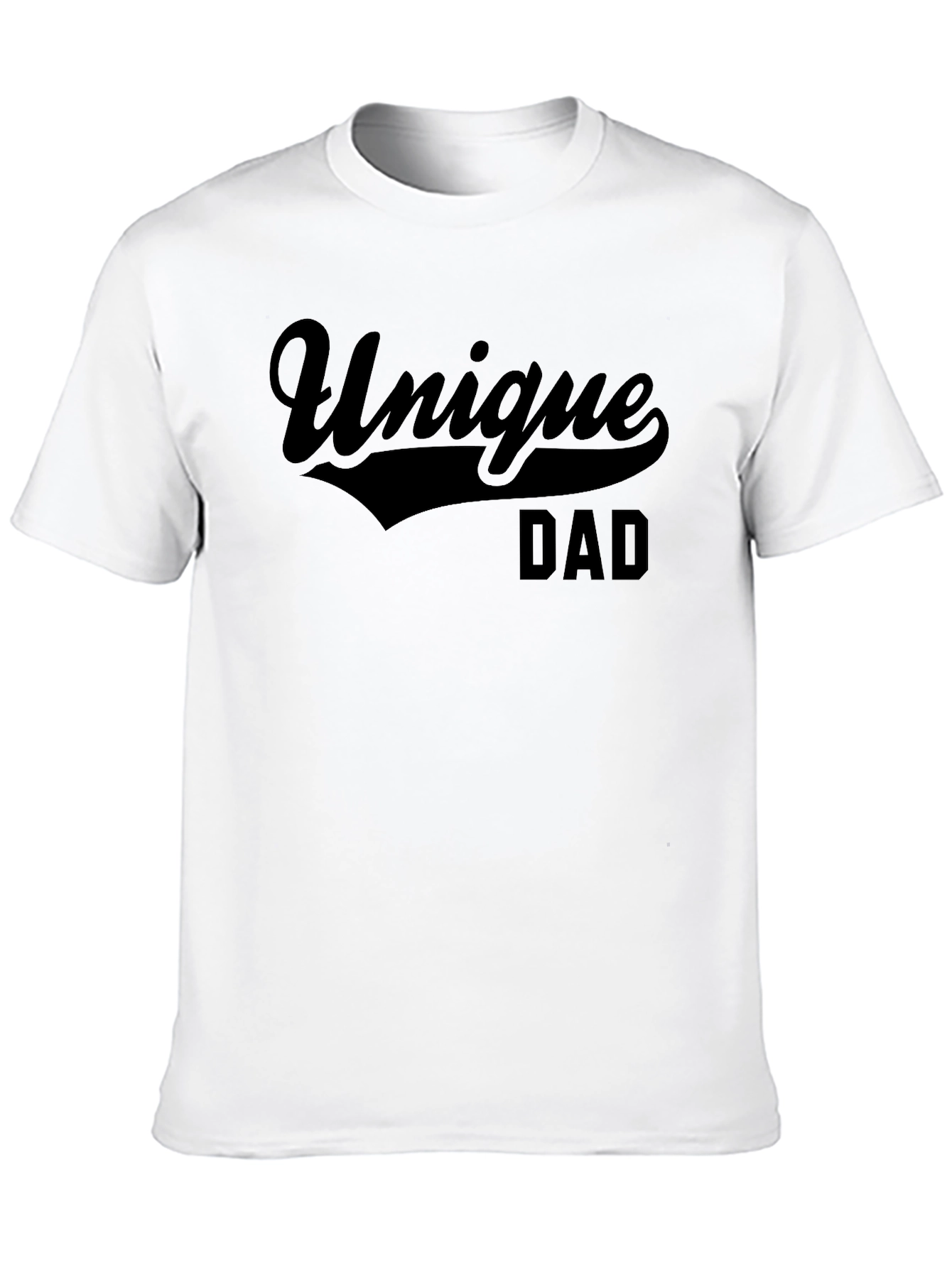 Unique Dad Black Graphic T-Shirt - Mens Fashion