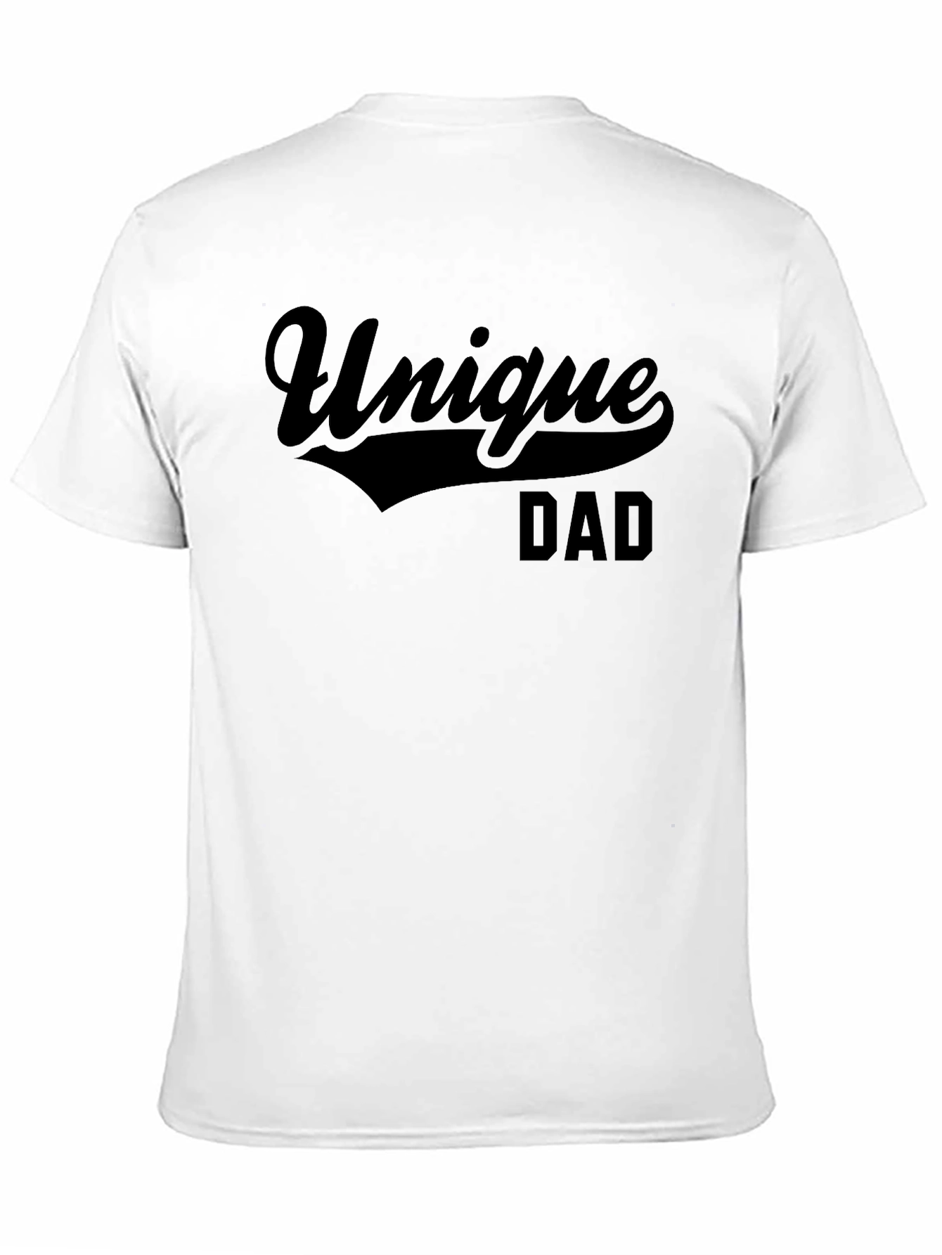 Unique Dad Black Graphic T-Shirt - Mens Fashion