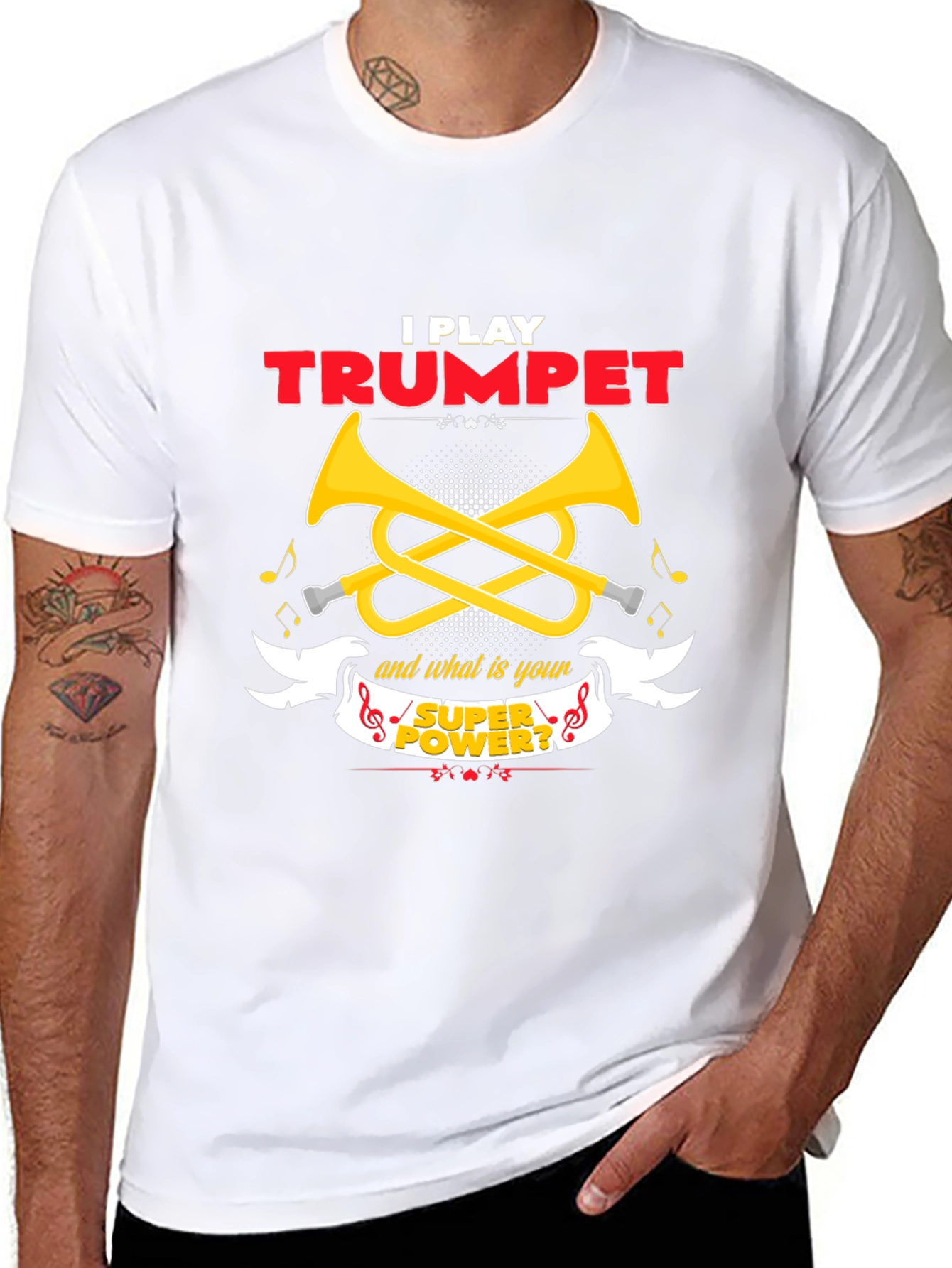 I Play Trumpet Superpower T-Shirt