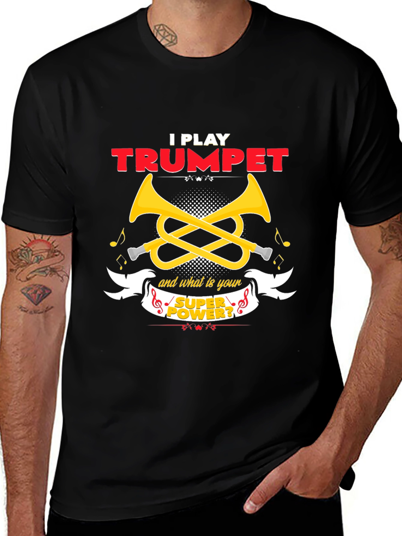 I Play Trumpet Superpower T-Shirt