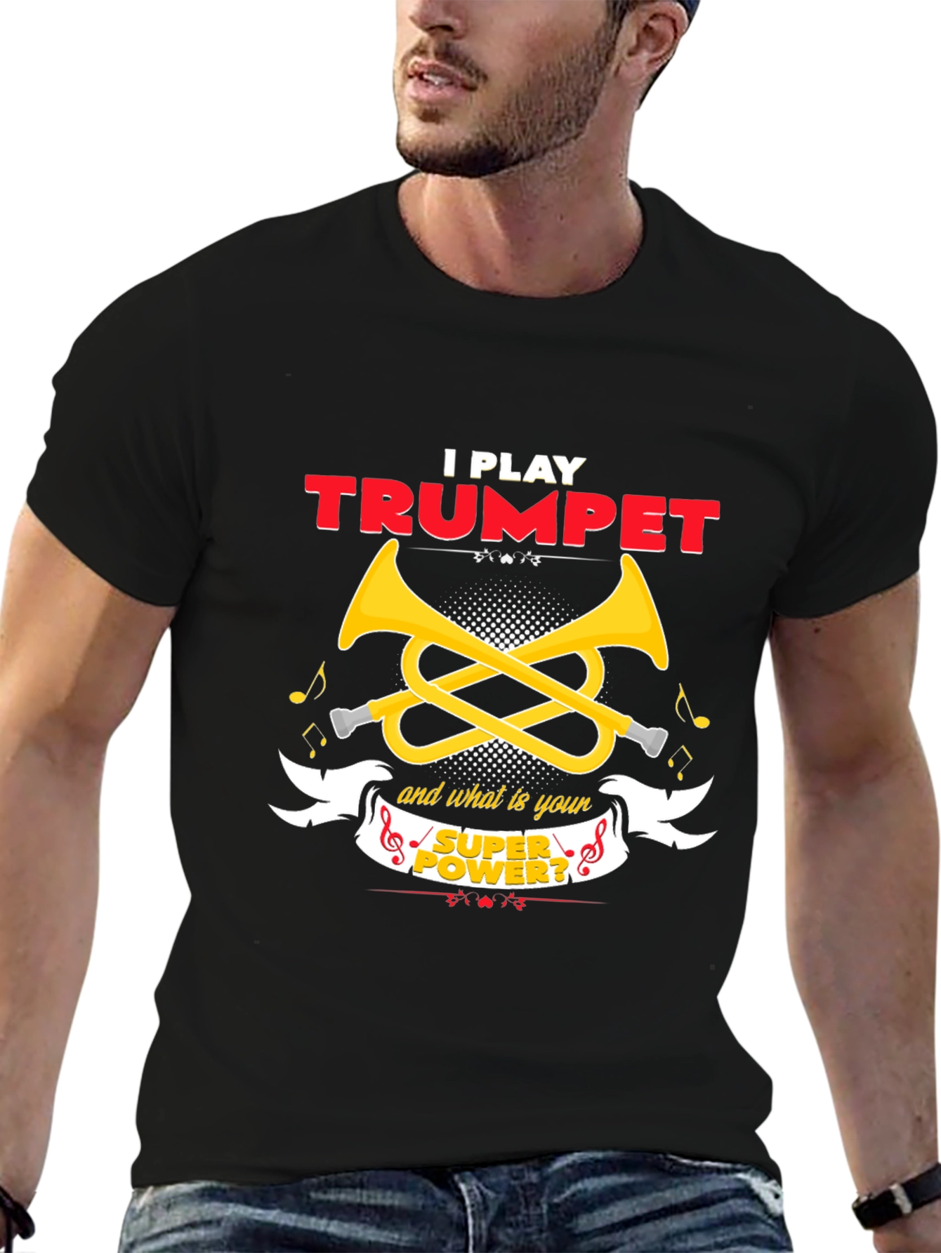 I Play Trumpet Superpower T-Shirt