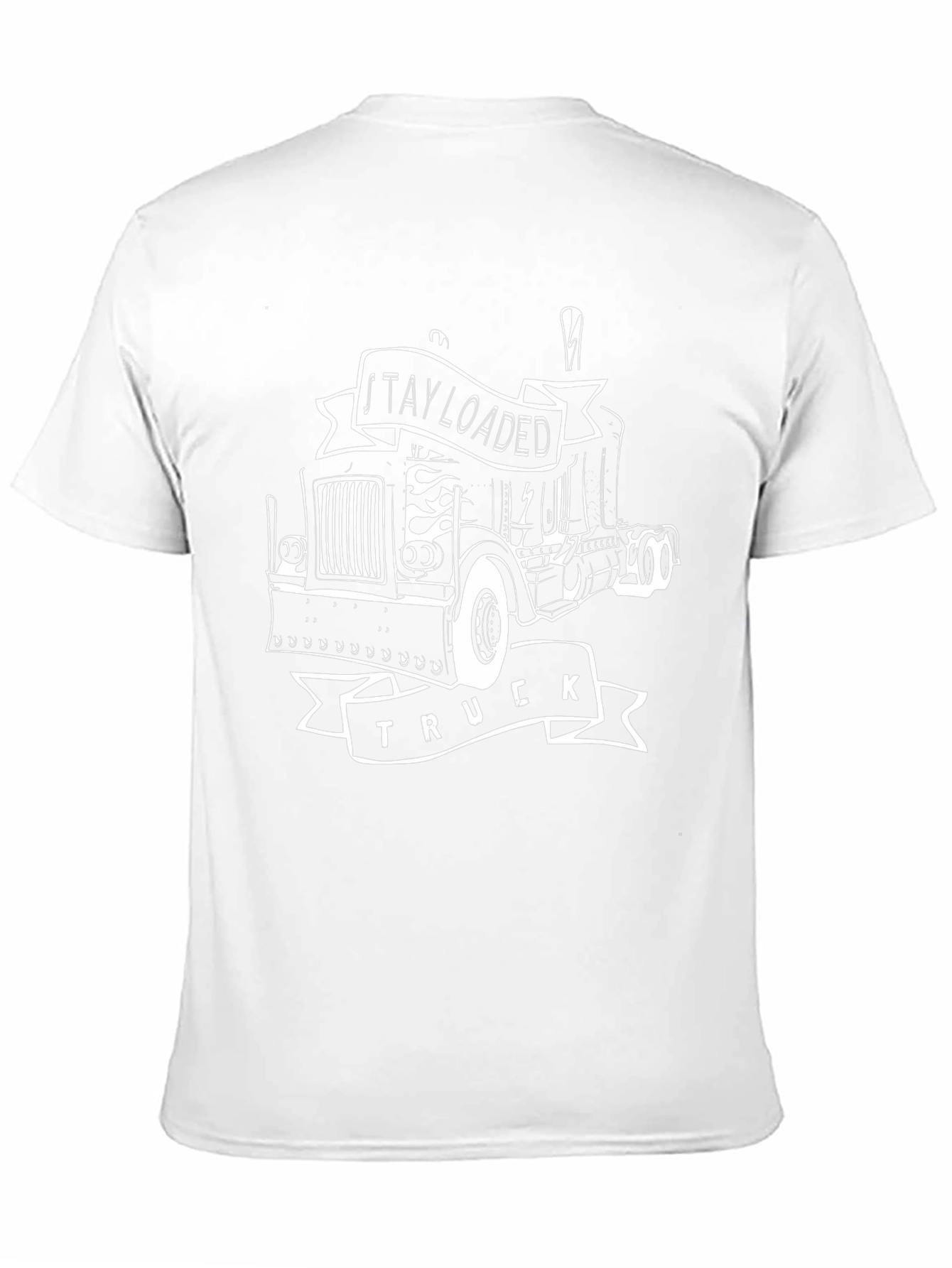 Stay Loaded Truck Graphic Tee - Black