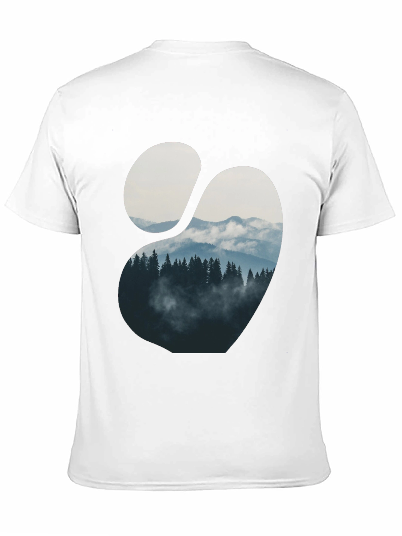 Mountain View Graphic Tee - Mens Black T-Shirt