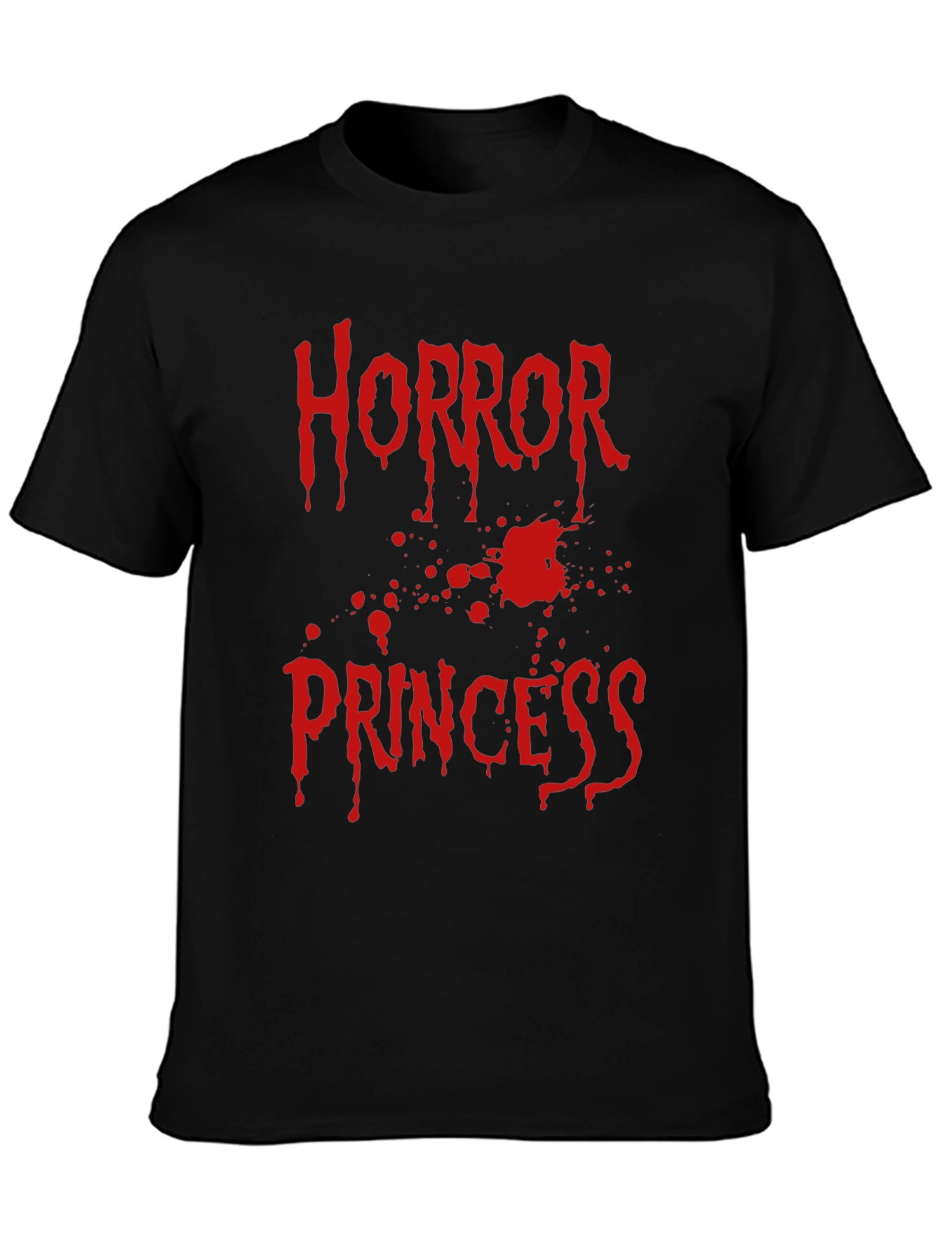 Horror Princess Graphic Tee - Spooky Fashion
