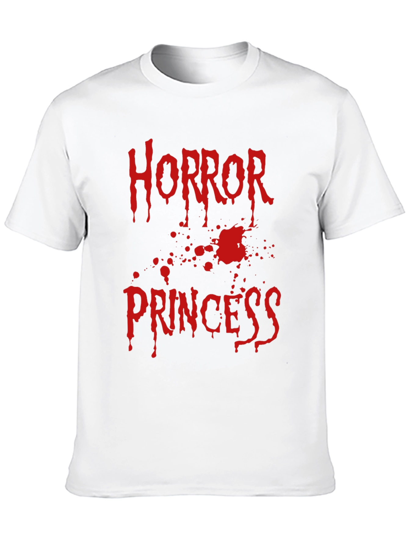 Horror Princess Graphic Tee - Spooky Fashion