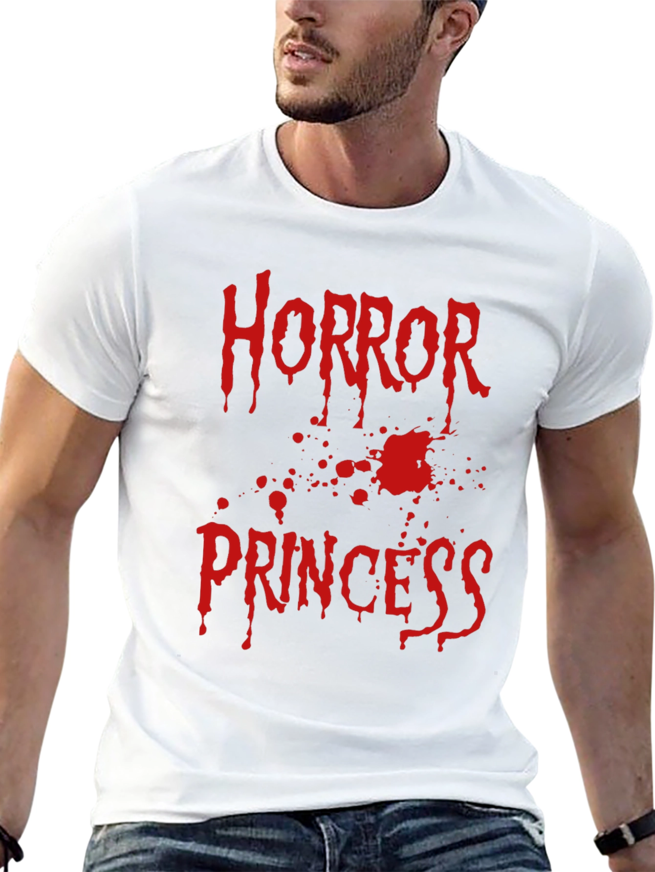 Horror Princess Graphic Tee - Spooky Fashion