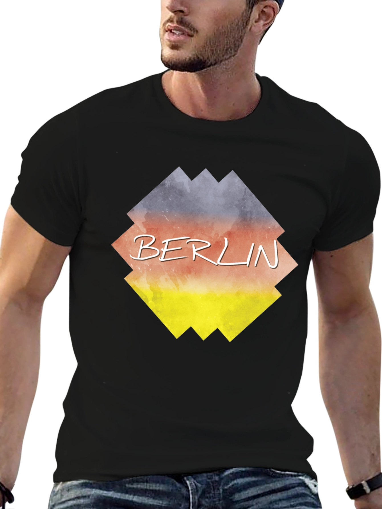 Berlin Geometric T-Shirt - Unique Graphic Tee