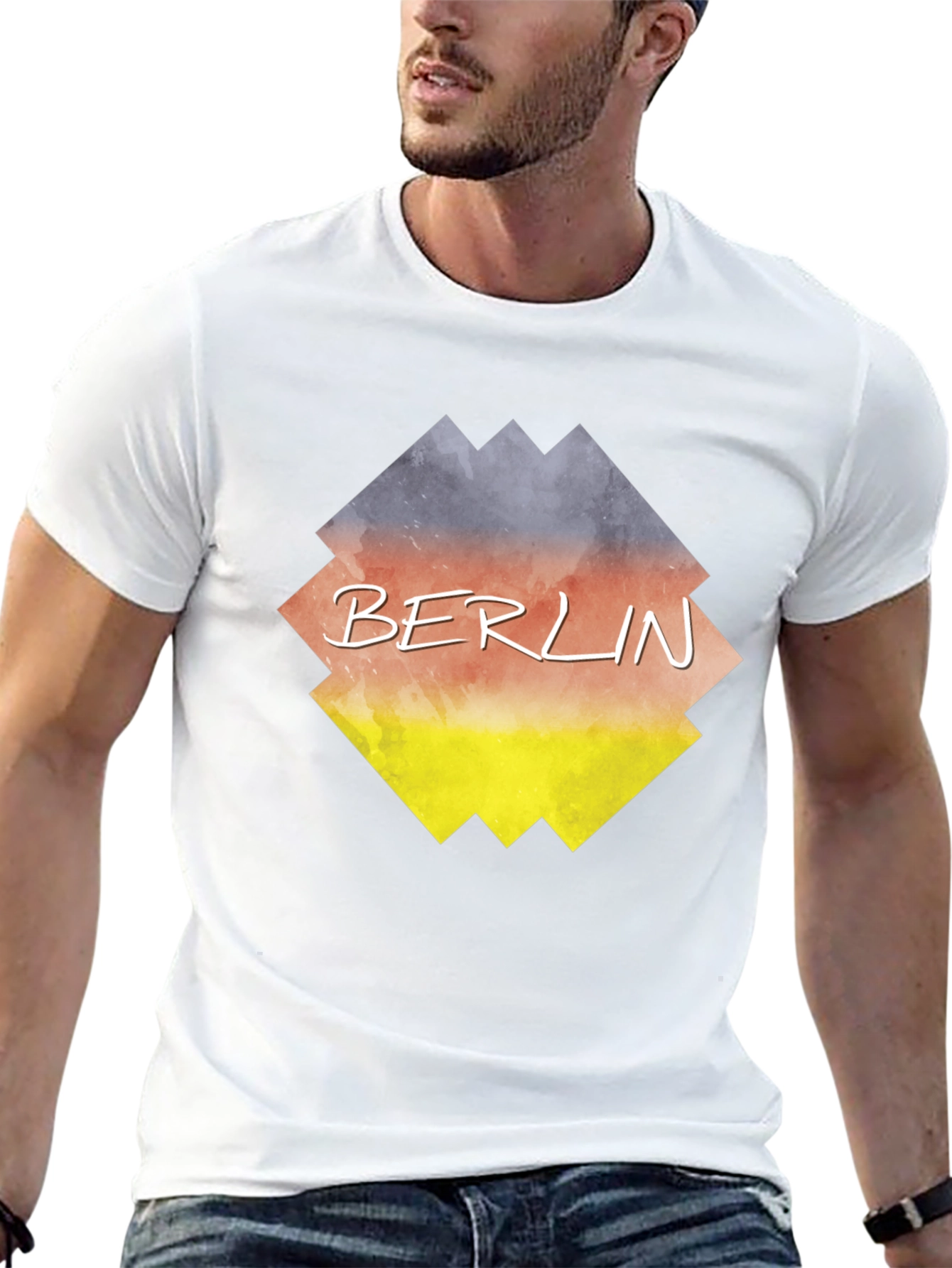 Berlin Geometric T-Shirt - Unique Graphic Tee