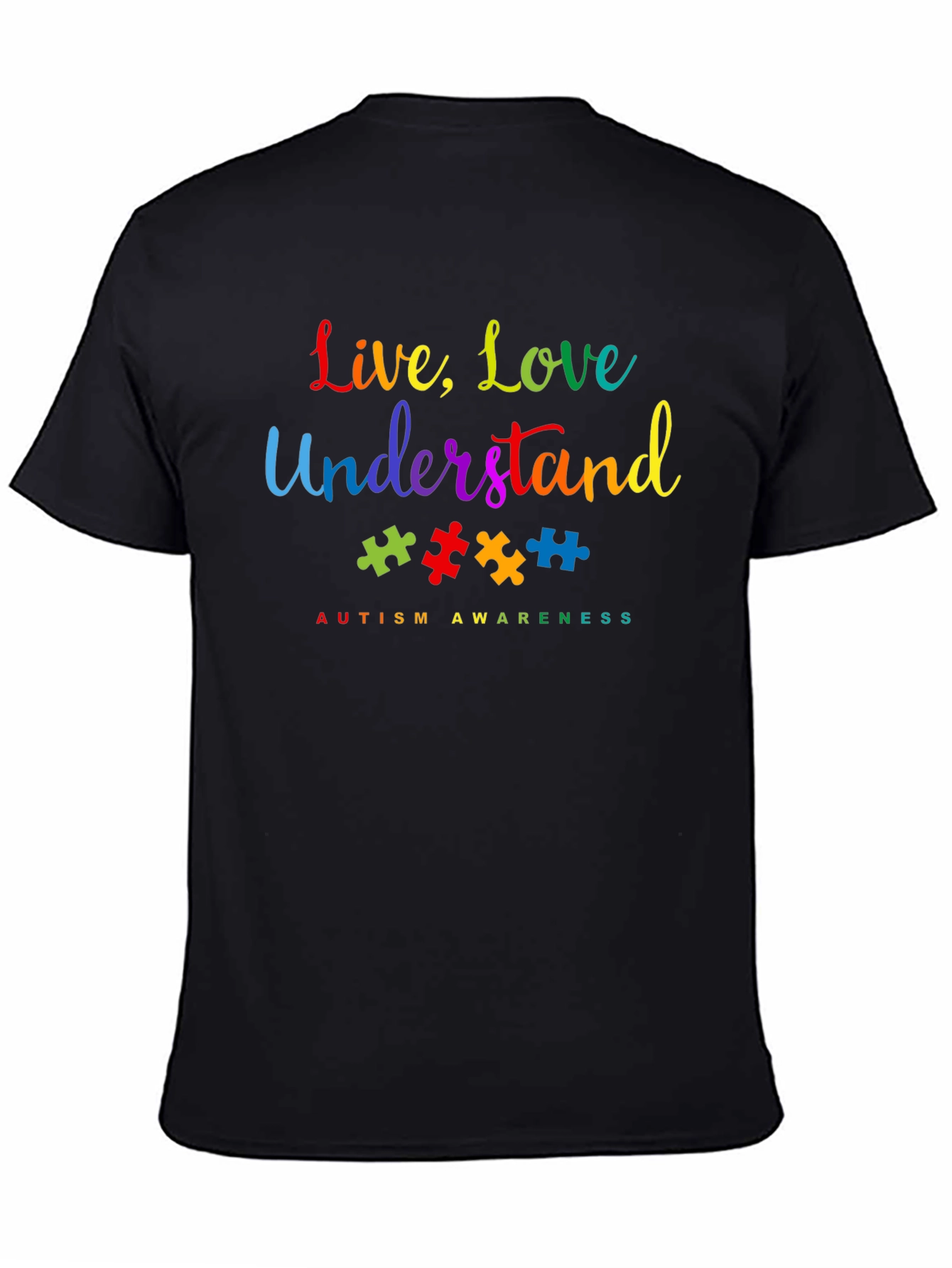 Autism Awareness T-Shirt - Live Love Understand