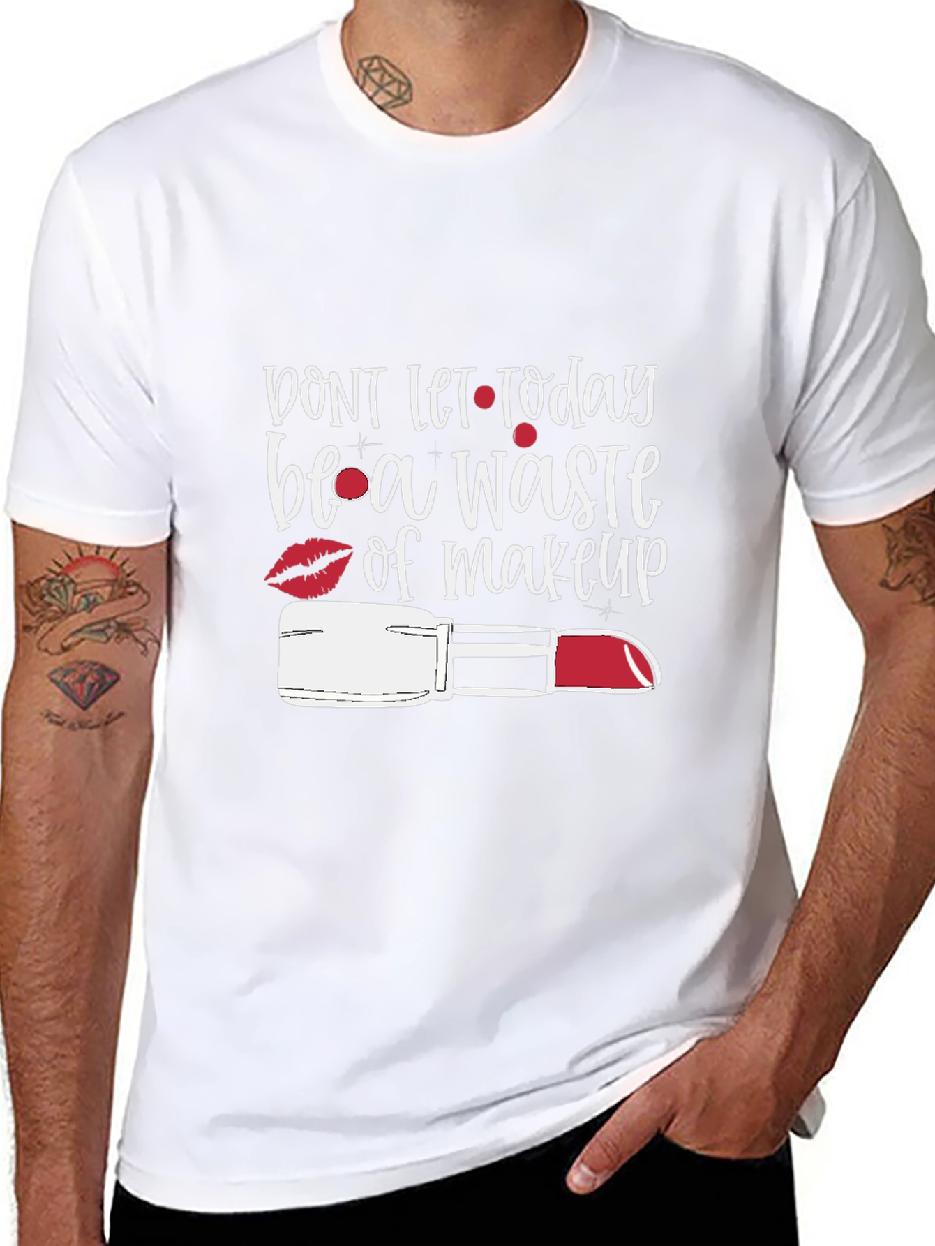 Dont Waste Makeup Graphic Tee