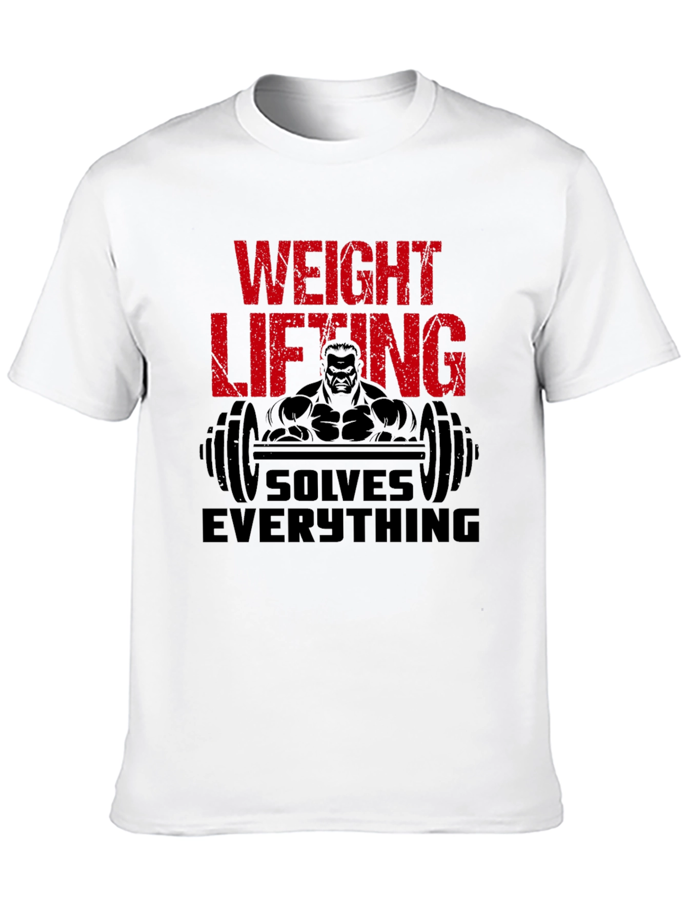 Weightlifting Solves Everything Graphic Tee