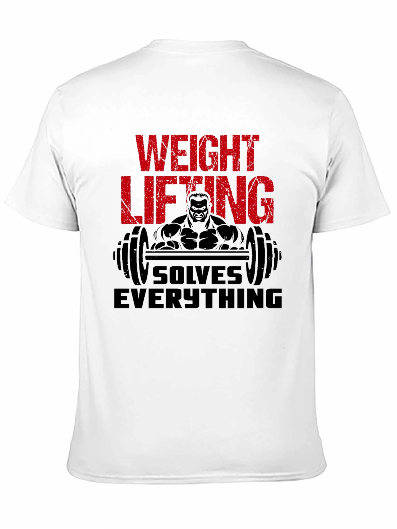 Weightlifting Solves Everything Graphic Tee