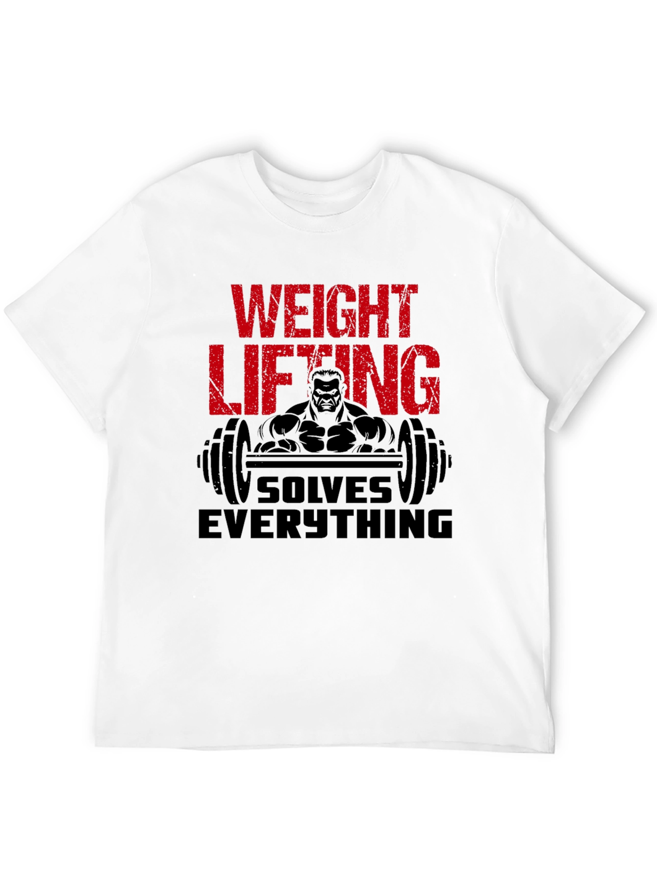 Weightlifting Solves Everything Graphic Tee
