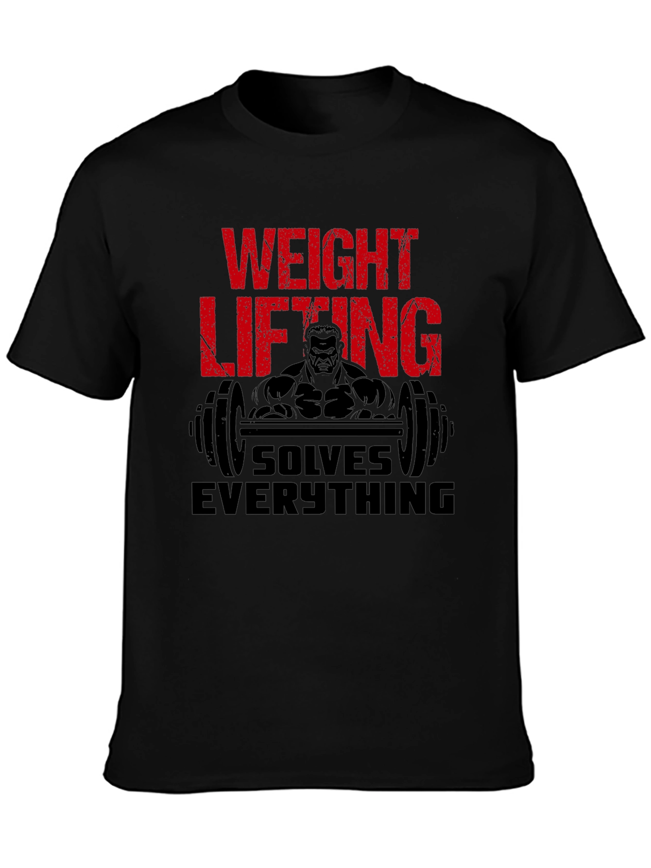 Weightlifting Solves Everything Graphic Tee