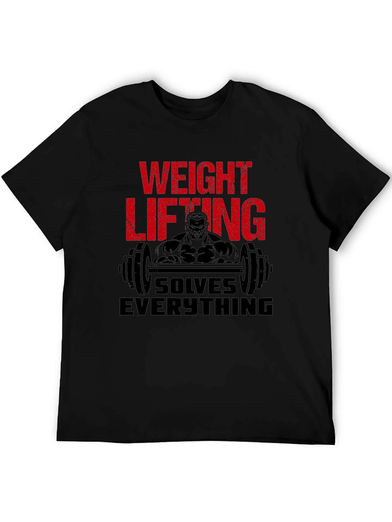 Weightlifting Solves Everything Graphic Tee