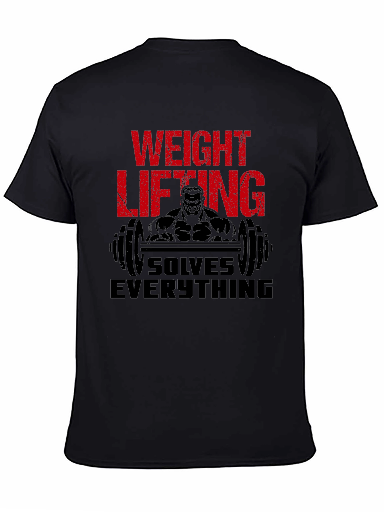 Weightlifting Solves Everything Graphic Tee