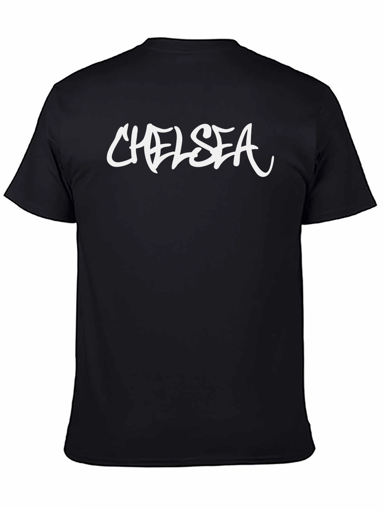 Chelsea Graphic Tee - Black Crewneck T-Shirt