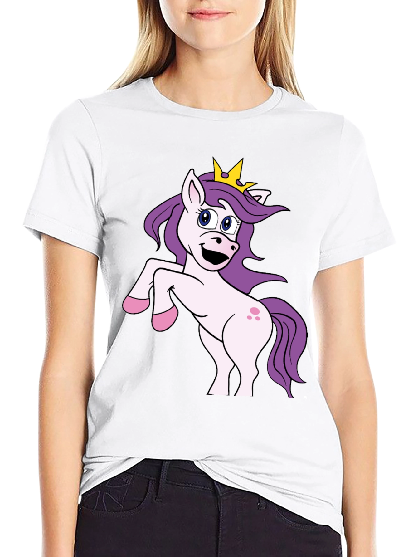 Unicorn Crown T-Shirt - Graphic Tee