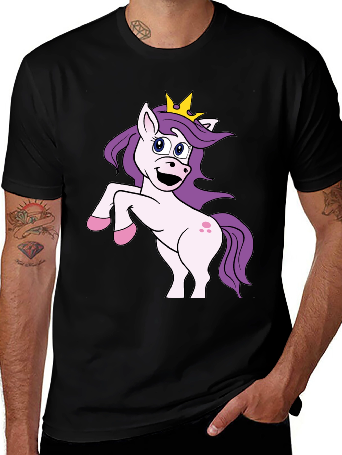 Unicorn Crown T-Shirt - Graphic Tee