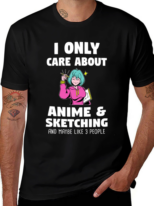Anime & Sketching Graphic Tee