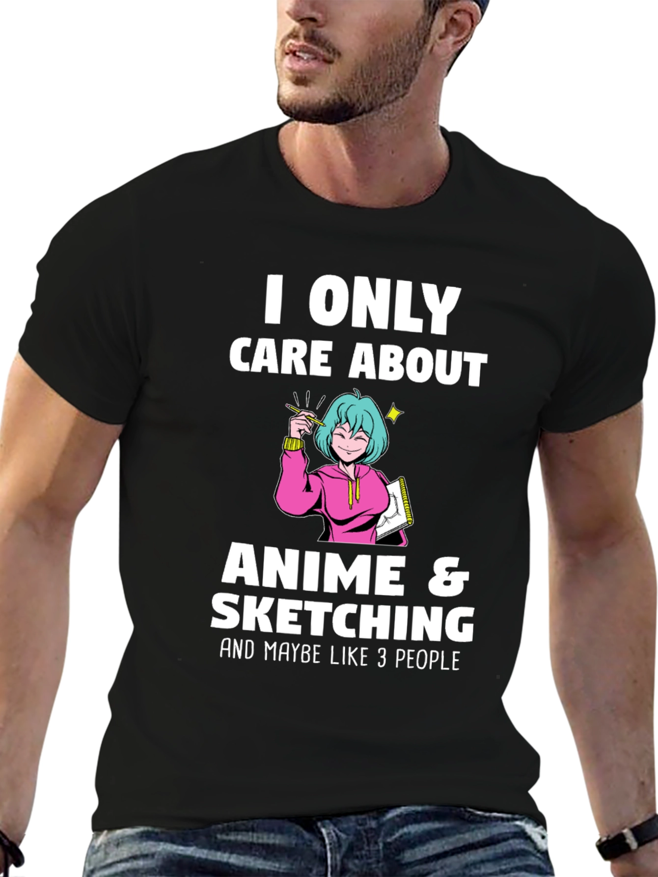 Anime & Sketching Graphic Tee