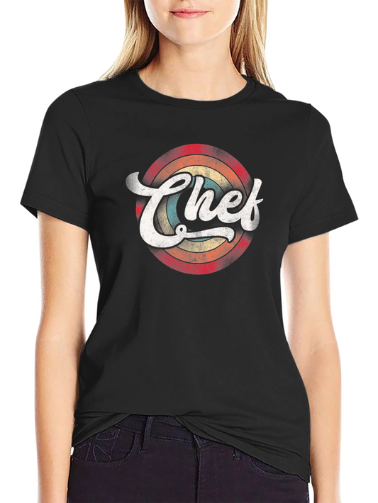 Retro Chef T-Shirt - Cool Cooking Apparel